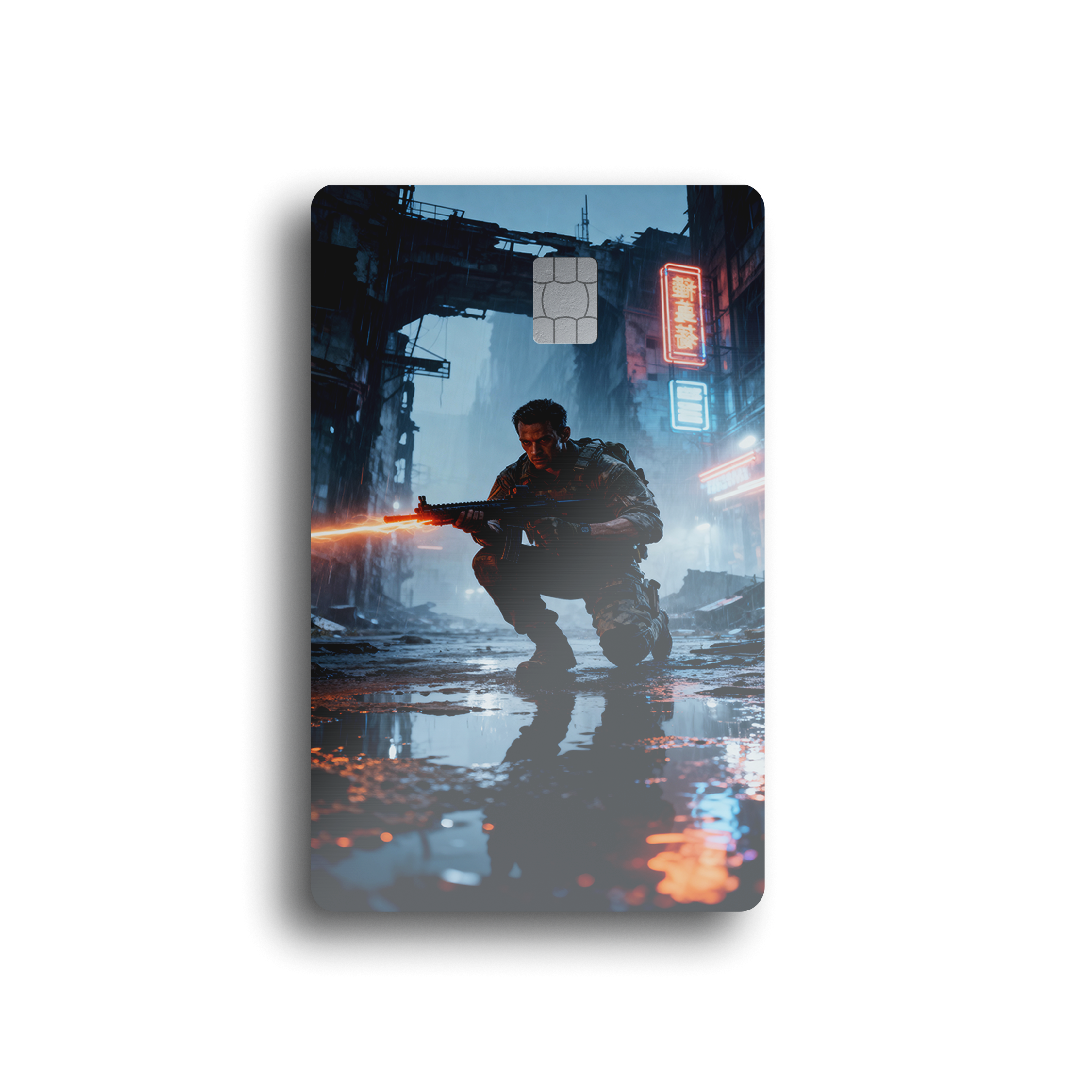 Urban Neon Assault Card Skin